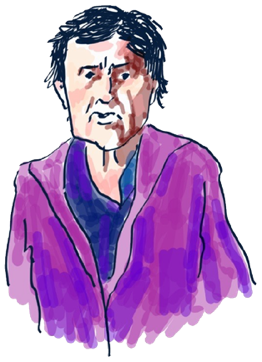 Retrato dibujado de Doña Ilia, de Lincay